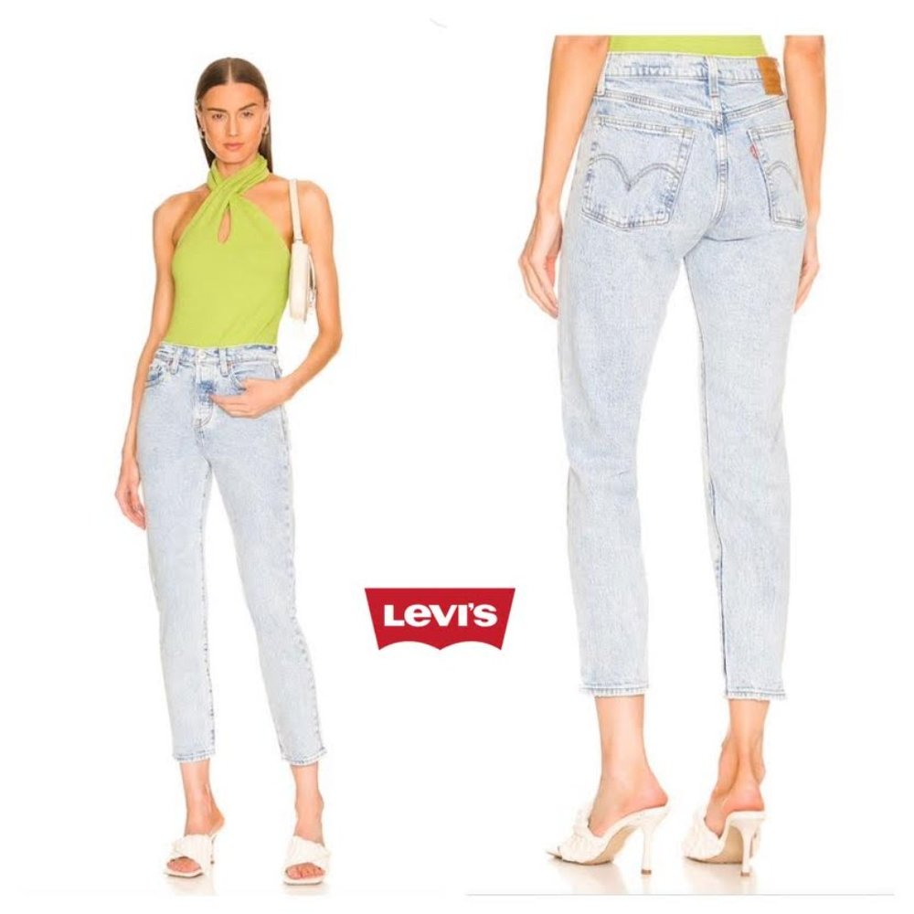 NWT $90 LEVI'S Women 26 (2) Wedgie Icon Fit Ankle Jeans Denim pants Waist 28"